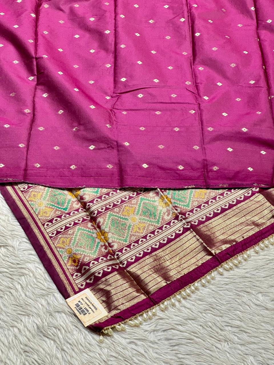 Magenta Festive Saree – Must-Have from SHAGUN FASHION