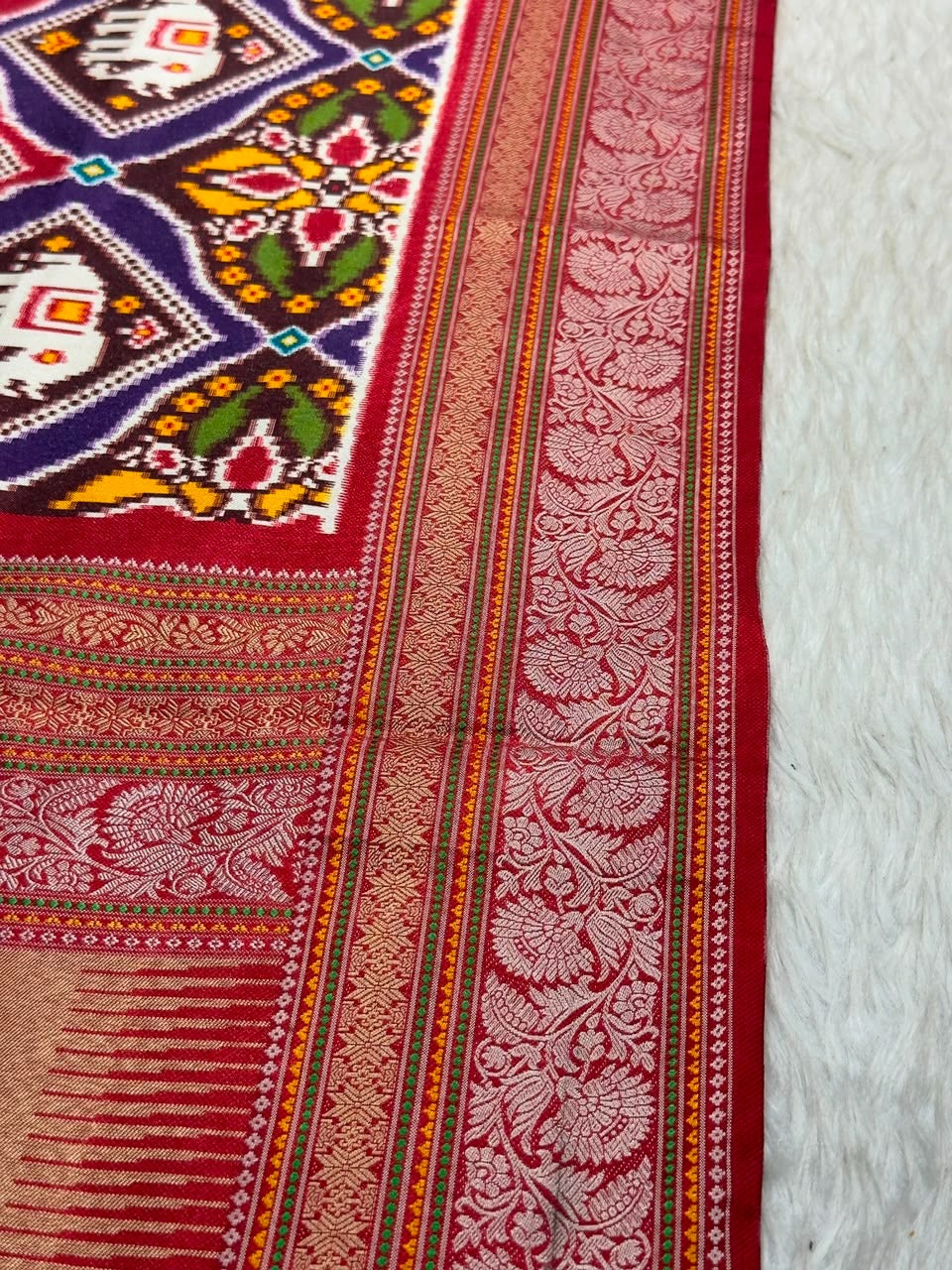 SHAGUN FASHION Premium Heritage Patola Silk Saree