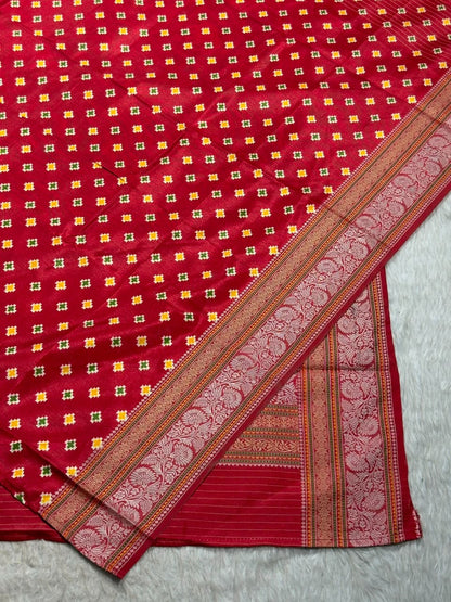SHAGUN FASHION Premium Heritage Patola Silk Saree