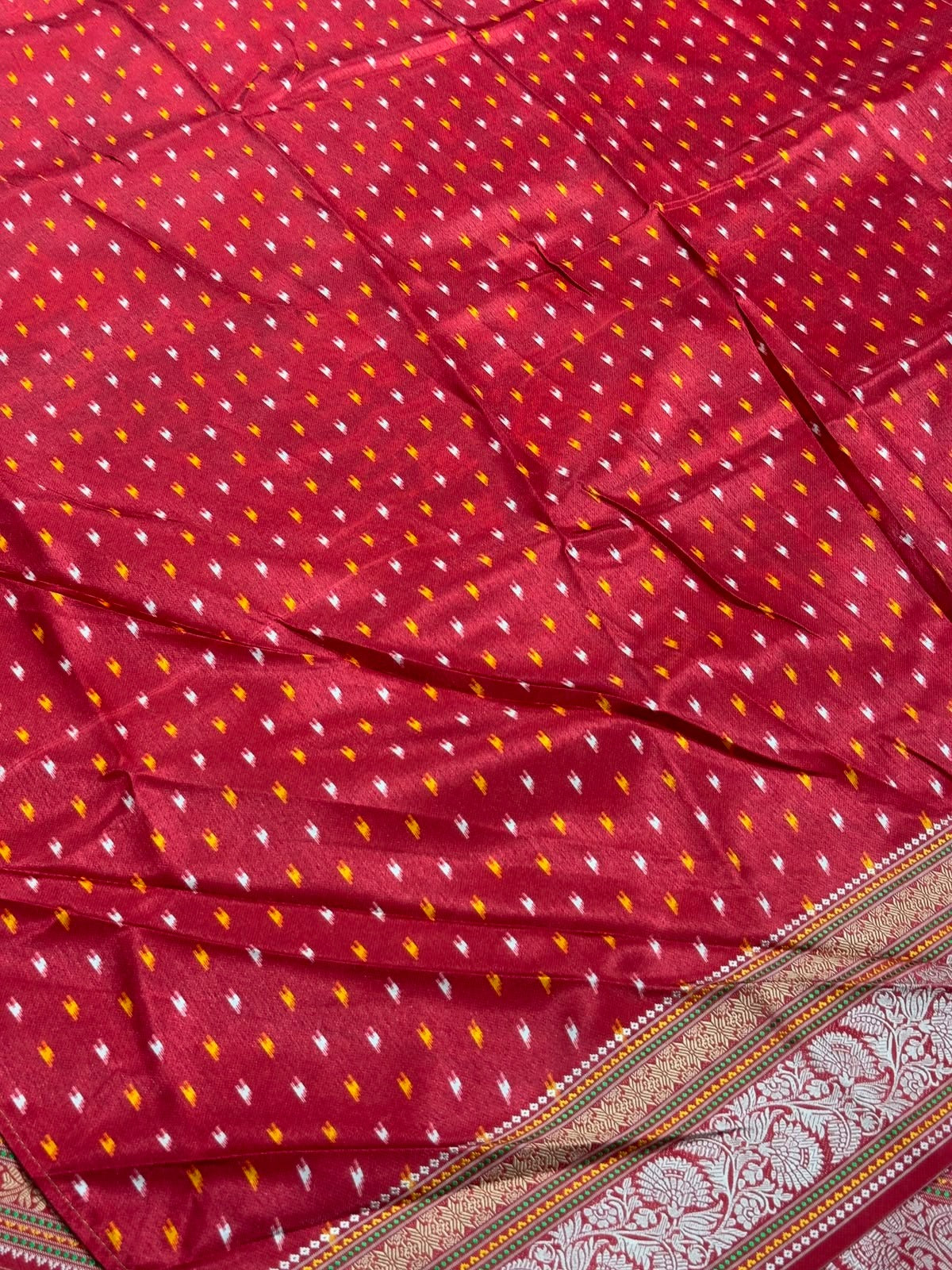 SHAGUN FASHION Premium Heritage Patola Silk Saree with Rich Zari Border