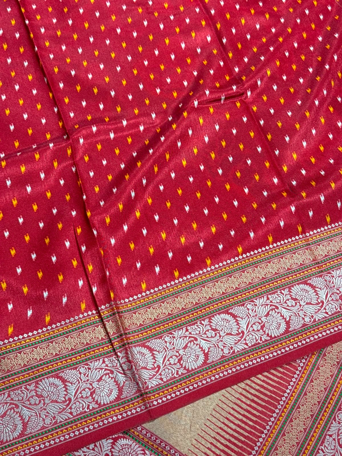 SHAGUN FASHION Exclusive: Premium Silk Patola Saree with Traditional Border