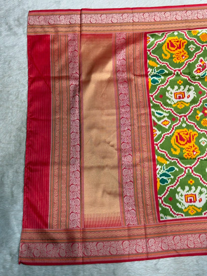 SHAGUN FASHION Exclusive: Premium Silk Patola Saree with Traditional Border