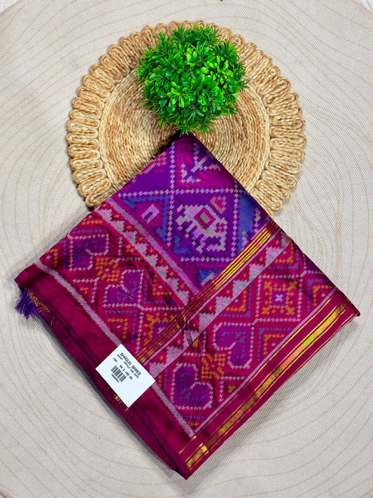 SHAGUN FASHION Festive Special: Royal Silk Ikkat Patola Saree