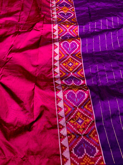 SHAGUN FASHION Festive Special: Royal Silk Ikkat Patola Saree