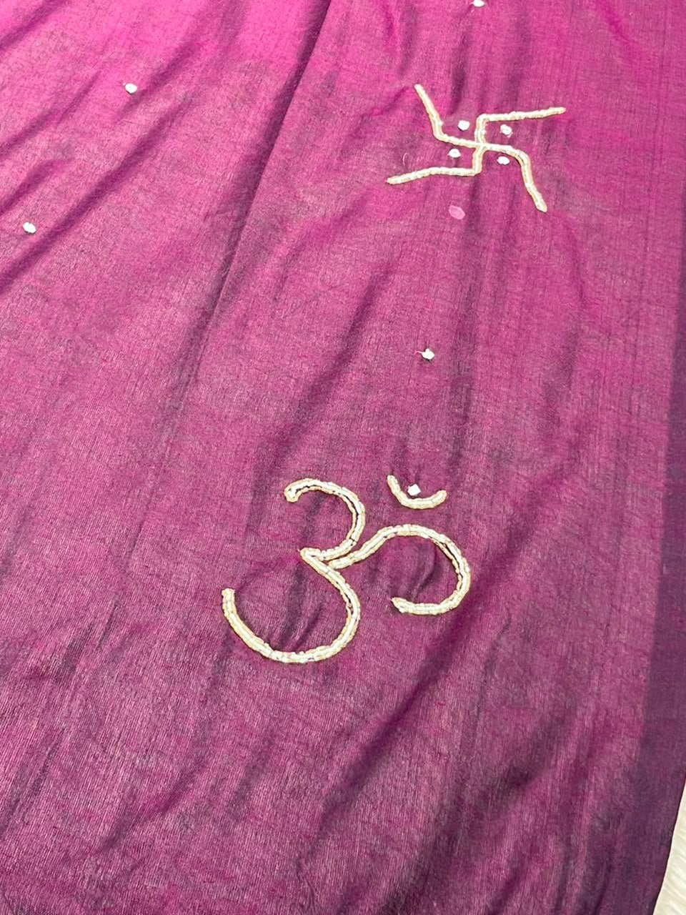 Beautiful Hand-Worked Sacred Sarees by SHAGUN FASHION