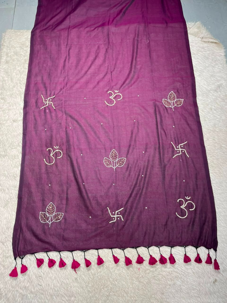 Beautiful Hand-Worked Sacred Sarees by SHAGUN FASHION