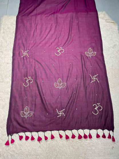 Beautiful Hand-Worked Sacred Sarees by SHAGUN FASHION