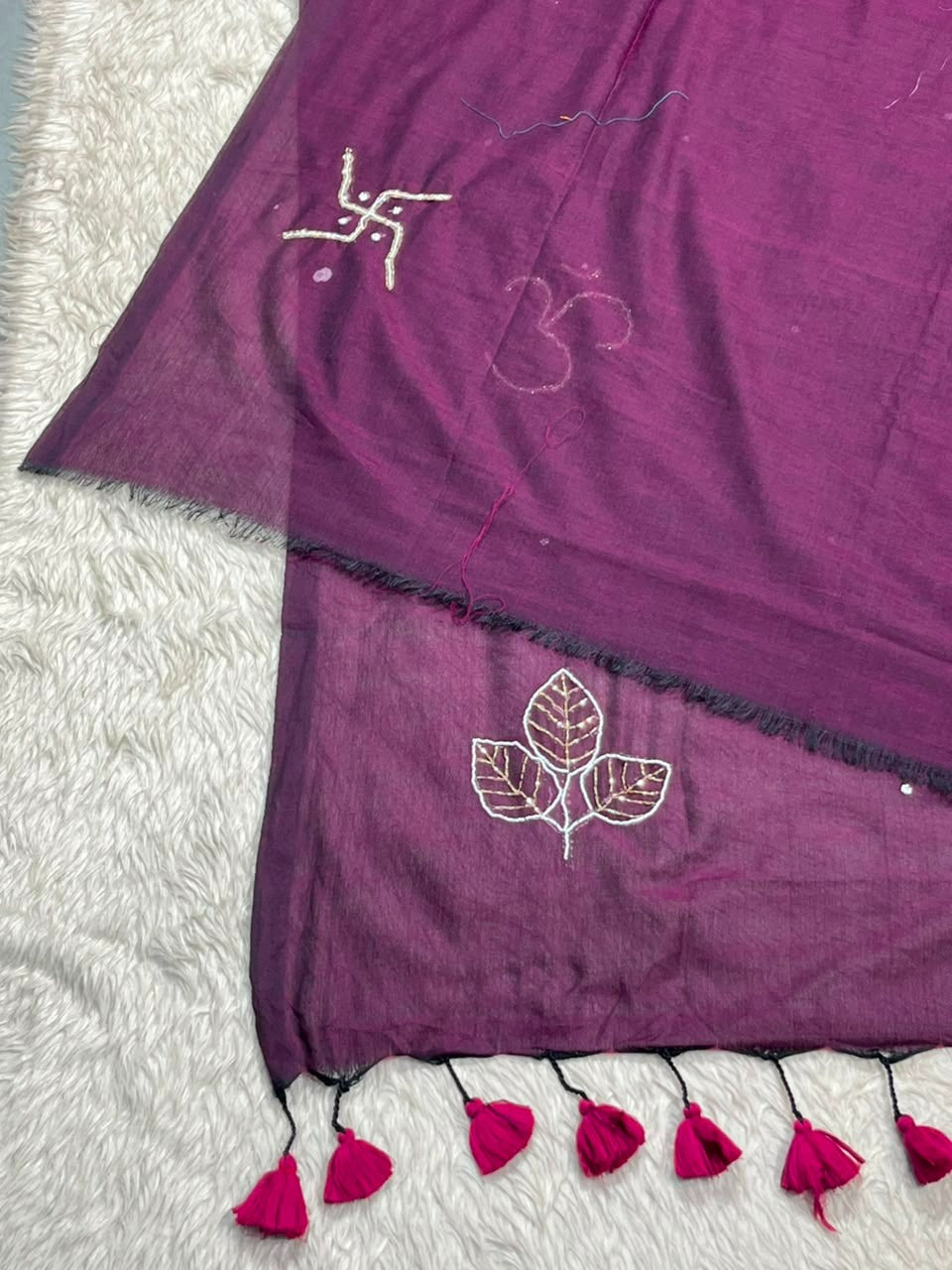 Beautiful Hand-Worked Sacred Sarees by SHAGUN FASHION