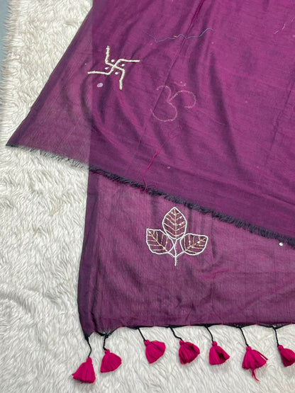 Beautiful Hand-Worked Sacred Sarees by SHAGUN FASHION