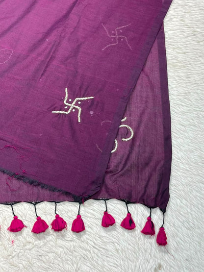 Beautiful Hand-Worked Sacred Sarees by SHAGUN FASHION