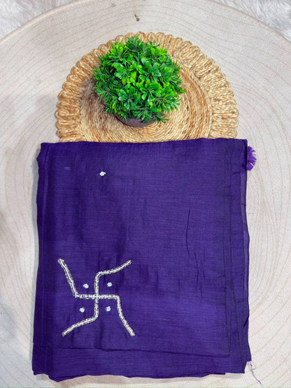 Beautiful Hand-Worked Sacred Sarees by SHAGUN FASHION