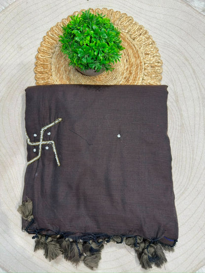 Beautiful Hand-Worked Sacred Sarees by SHAGUN FASHION