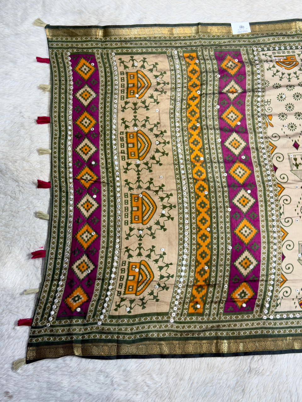 Beautiful Traditional Patola Silk Saree by SHAGUN FASHION