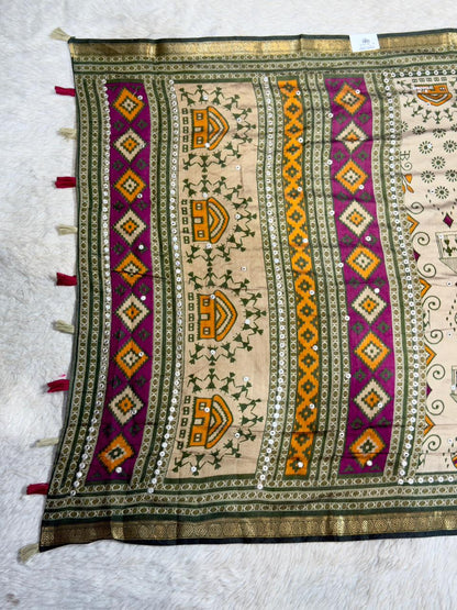 Beautiful Traditional Patola Silk Saree by SHAGUN FASHION