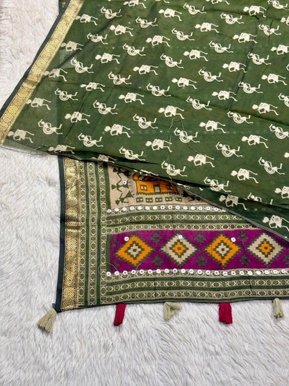 Beautiful Traditional Patola Silk Saree by SHAGUN FASHION