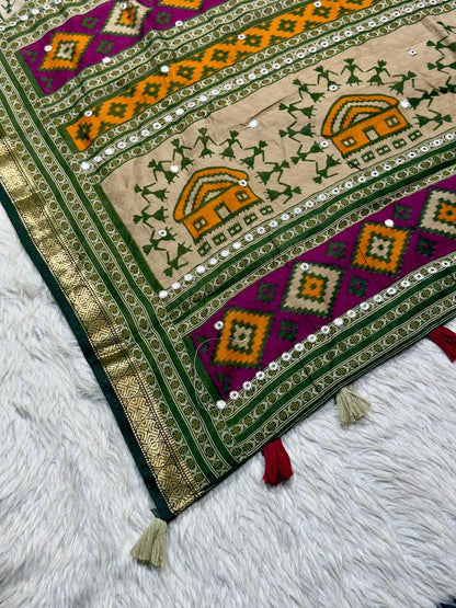 Beautiful Traditional Patola Silk Saree by SHAGUN FASHION