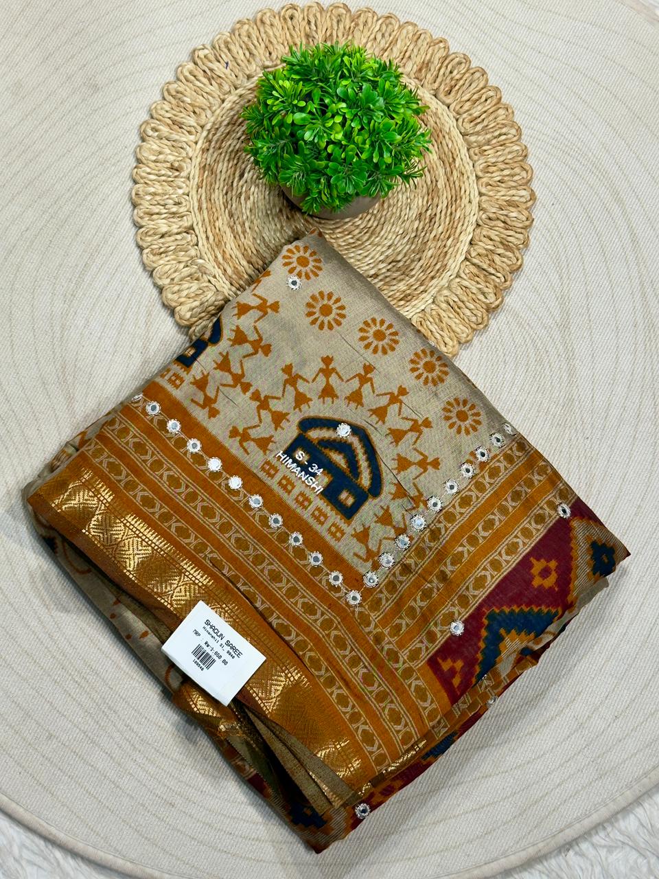 Beautiful Traditional Patola Silk Saree by SHAGUN FASHION