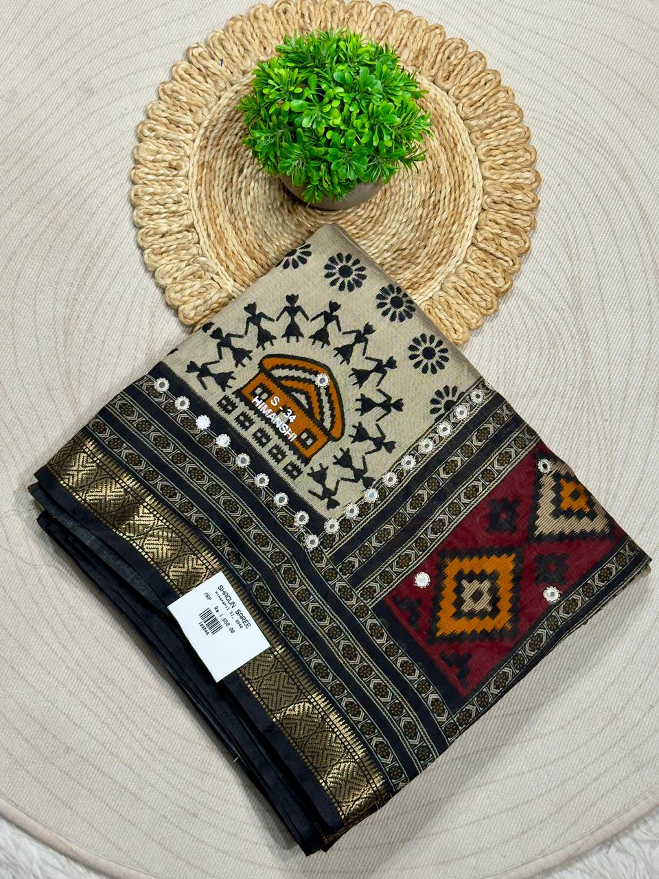 Beautiful Traditional Patola Silk Saree by SHAGUN FASHION
