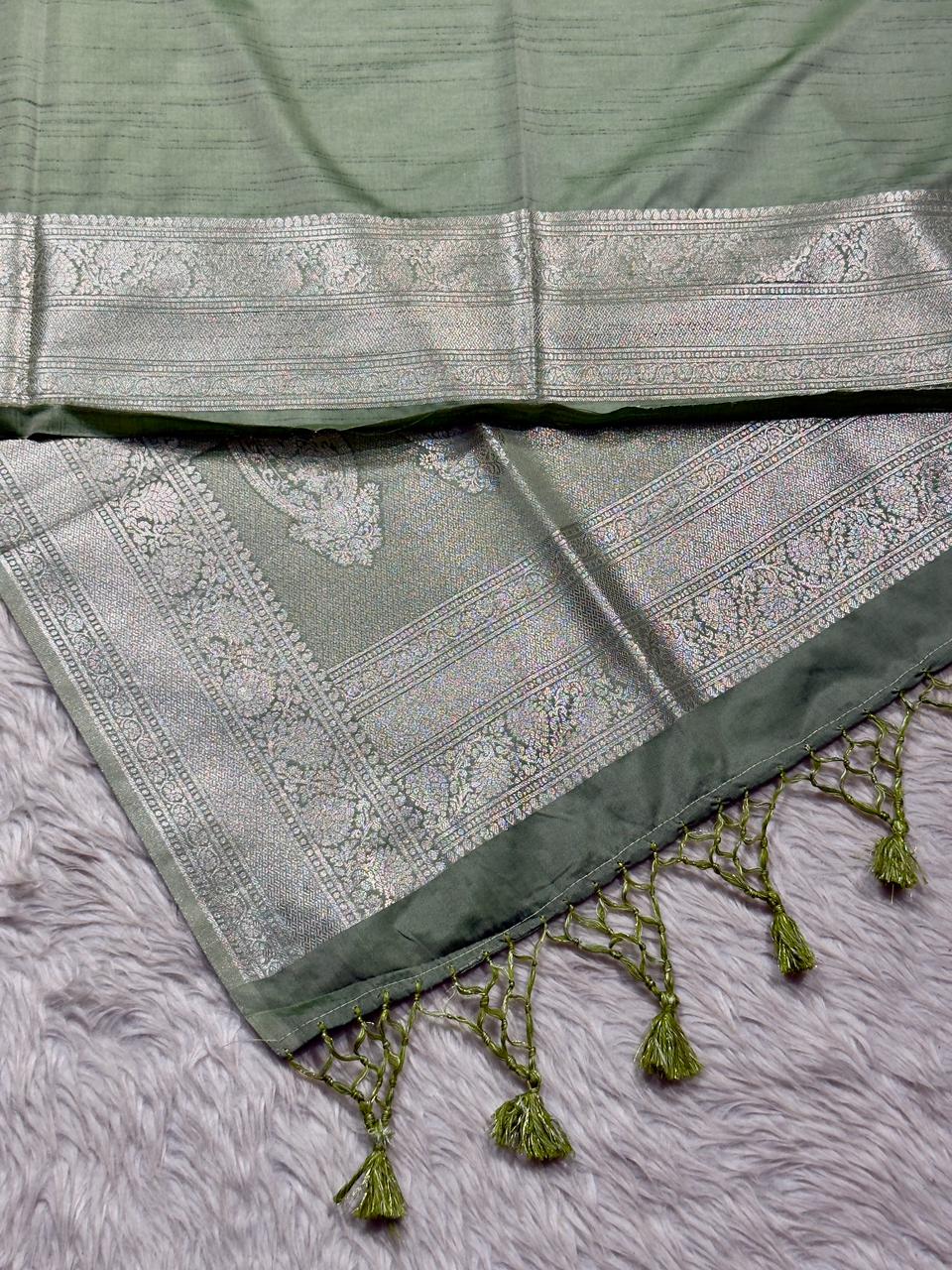 Gorgeous Heavy Work Wedding Saree by SHAGUN FASHION