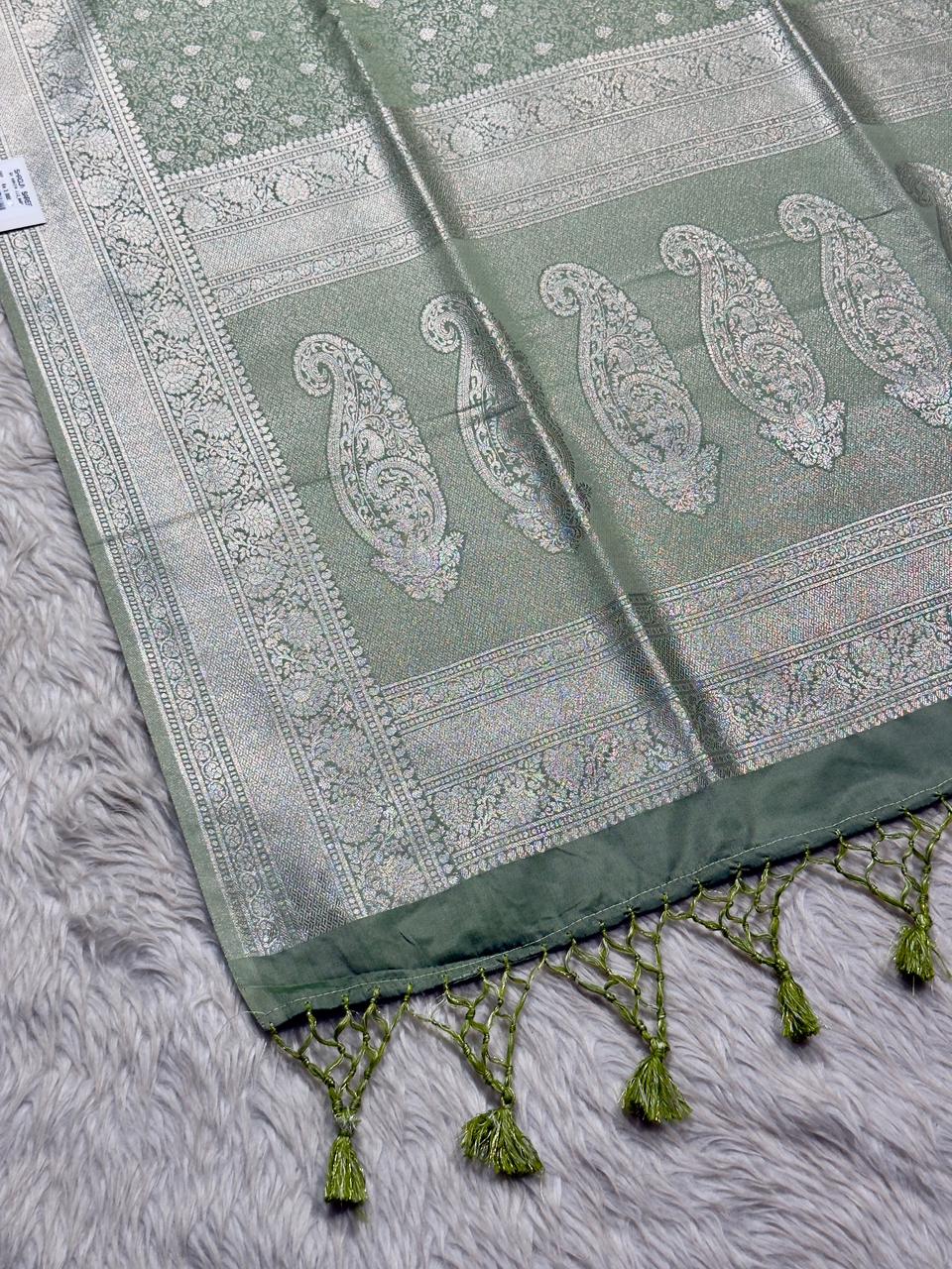 Gorgeous Heavy Work Wedding Saree by SHAGUN FASHION