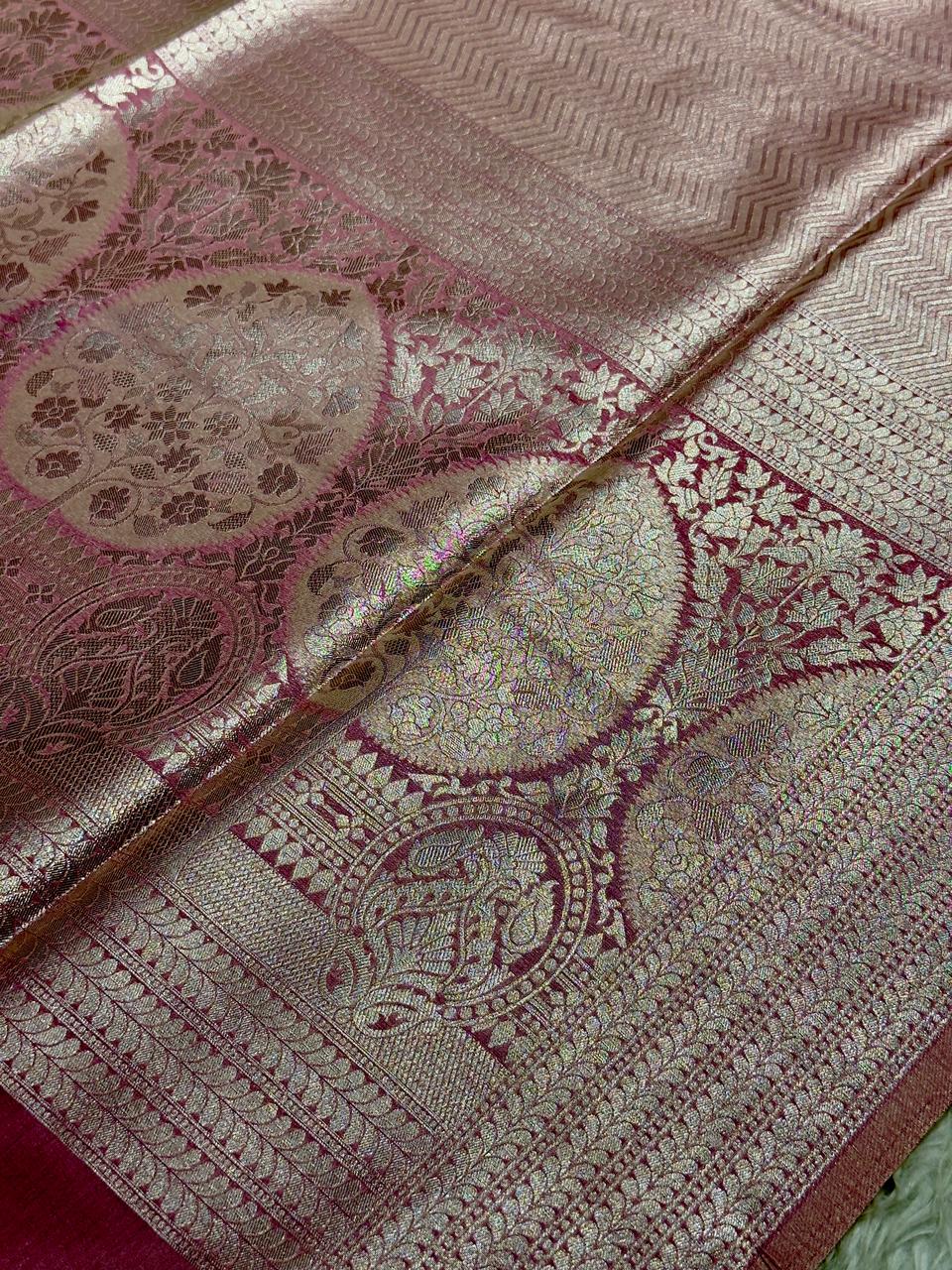Beautiful Soft Cotton Silk Floral Print Saree by SHAGUN FASHION