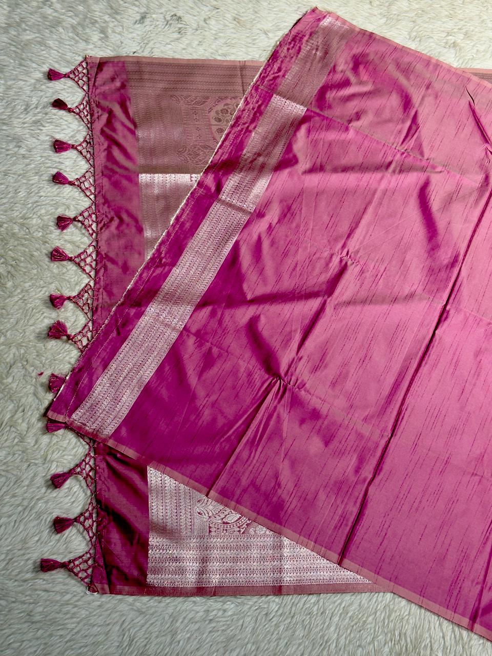 Beautiful Soft Cotton Silk Floral Print Saree by SHAGUN FASHION