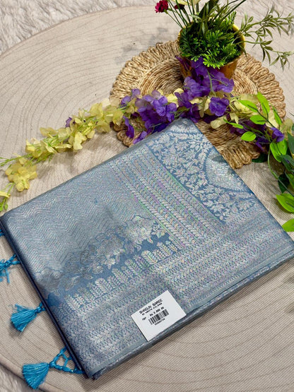 Beautiful Soft Cotton Silk Floral Print Saree by SHAGUN FASHION