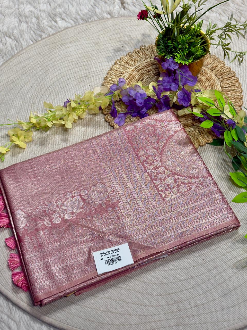 Beautiful Soft Cotton Silk Floral Print Saree by SHAGUN FASHION