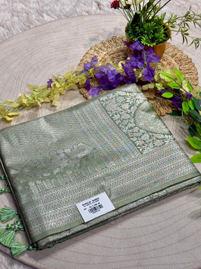 Beautiful Soft Cotton Silk Floral Print Saree by SHAGUN FASHION