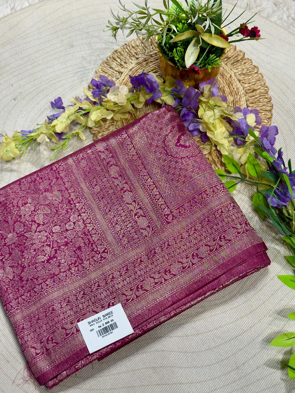 Beautiful Premium Sequence Work Party Wear Saree by SHAGUN FASHION