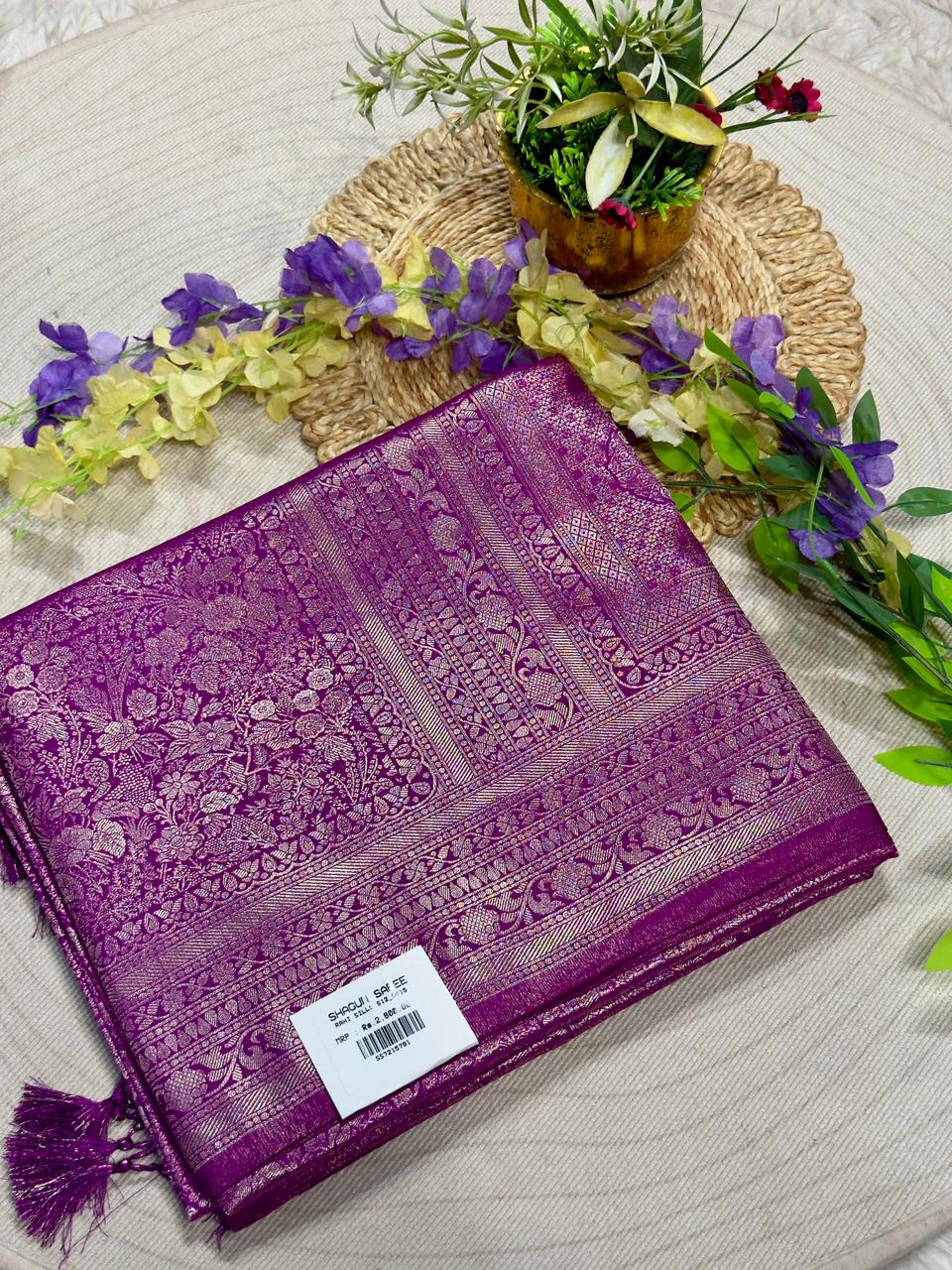 Beautiful Premium Sequence Work Party Wear Saree by SHAGUN FASHION