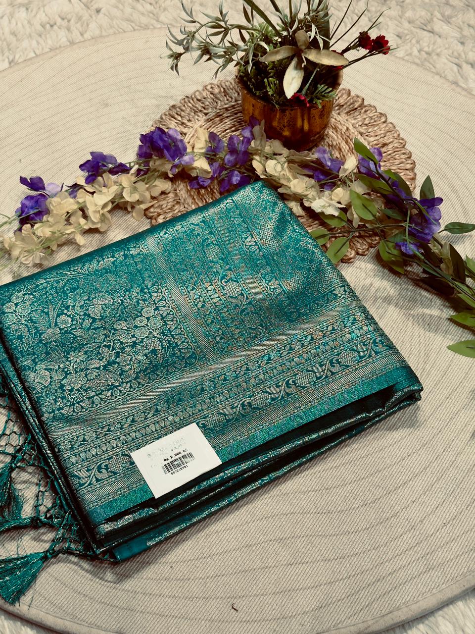 Beautiful Premium Sequence Work Party Wear Saree by SHAGUN FASHION
