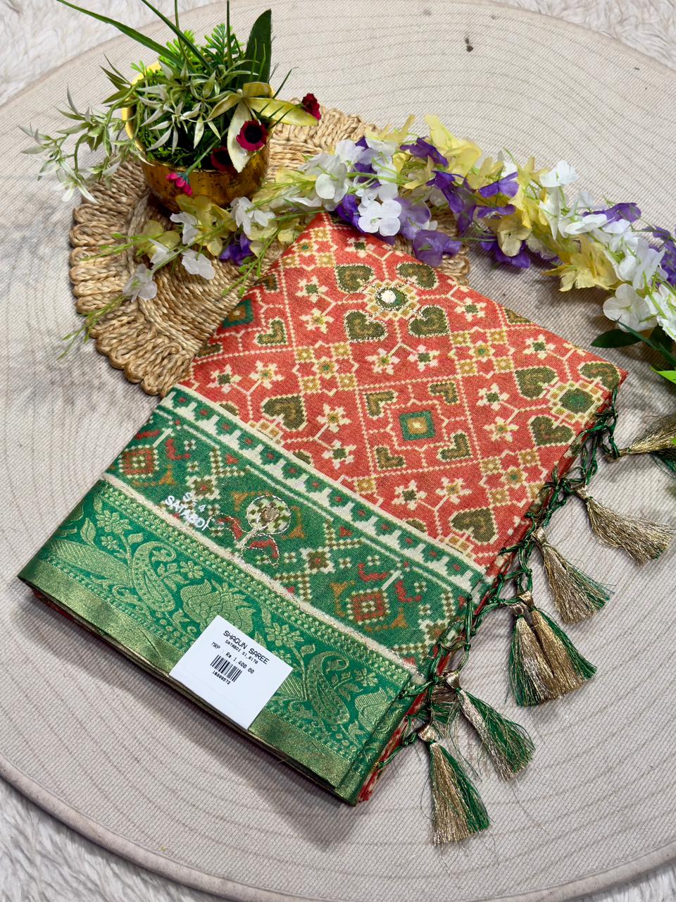 SHAGUN FASHION Beautiful Daily Wear Printed Georgette Saree