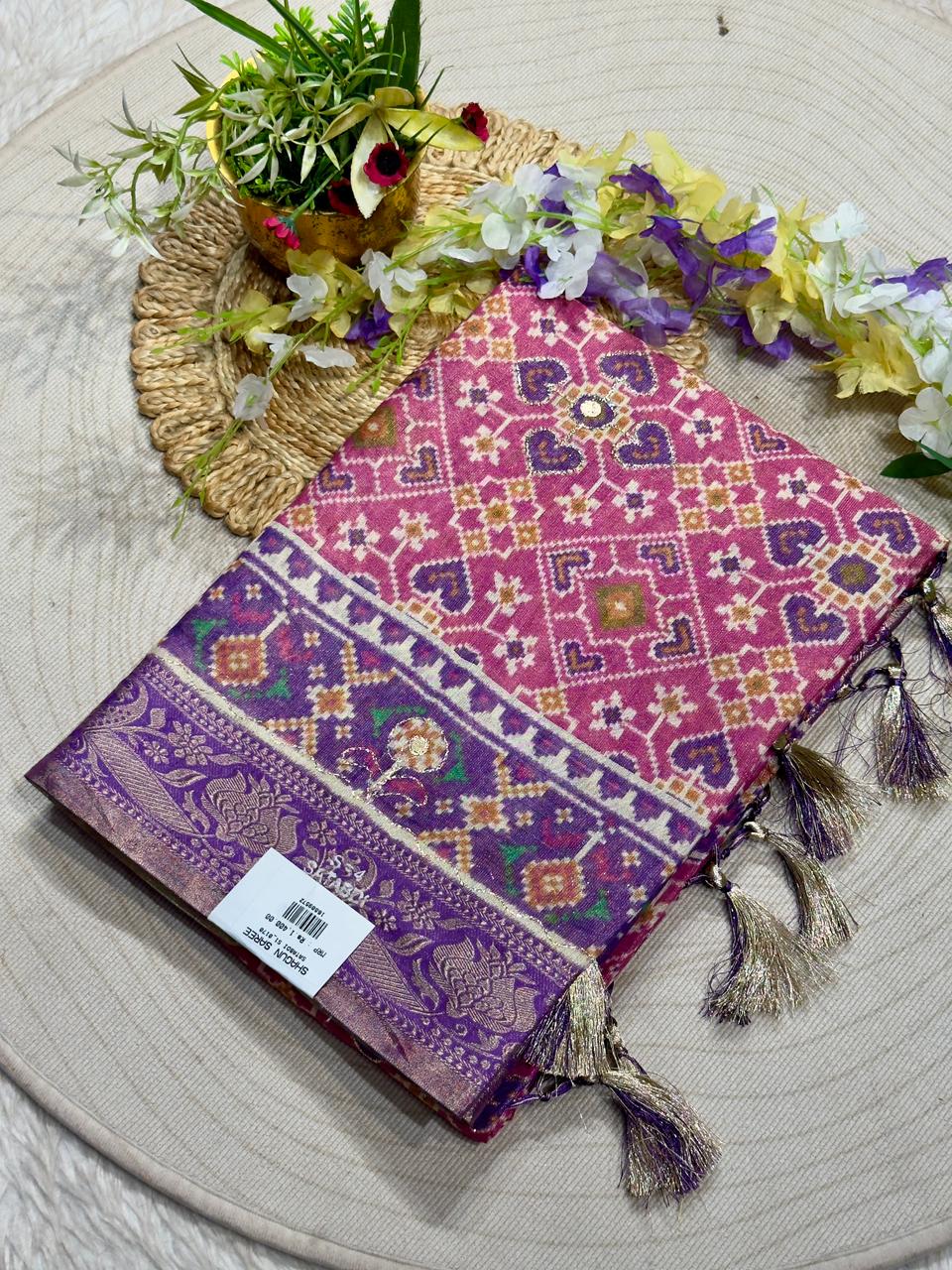 SHAGUN FASHION Beautiful Daily Wear Printed Georgette Saree