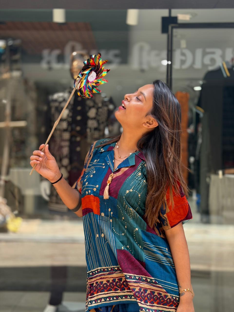 SHAGUN FASHION Multi-Color Printed DRESS