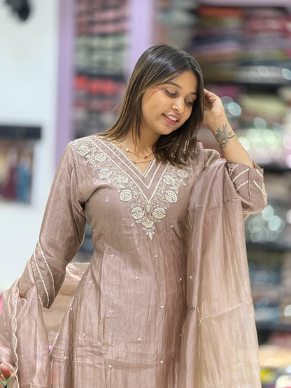 SHAGUN FASHION Premium Designer 3-Piece Kurti Pant Set with Dupatta
