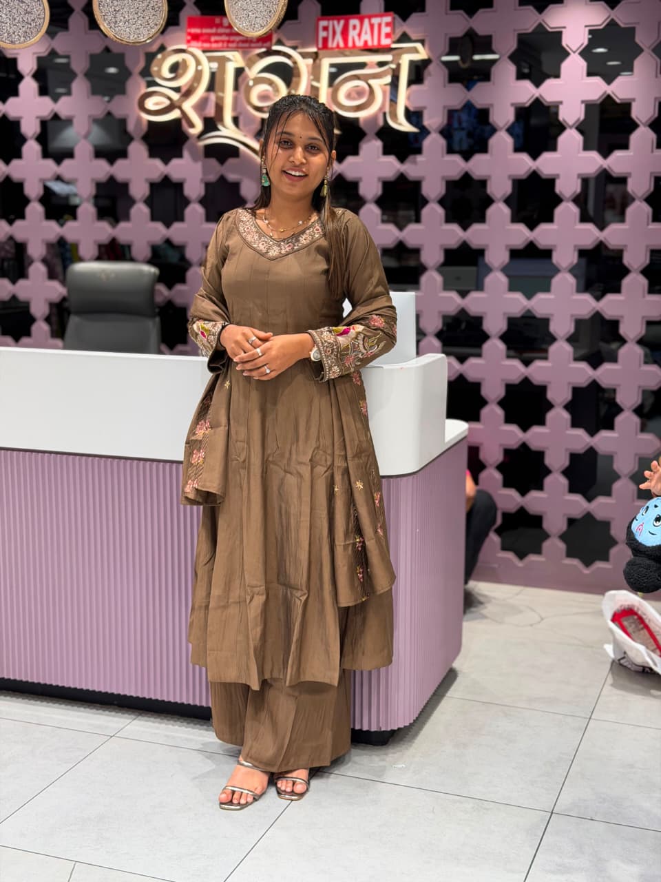Beautiful 3-Piece Ethnic Suit Set by SHAGUN FASHION