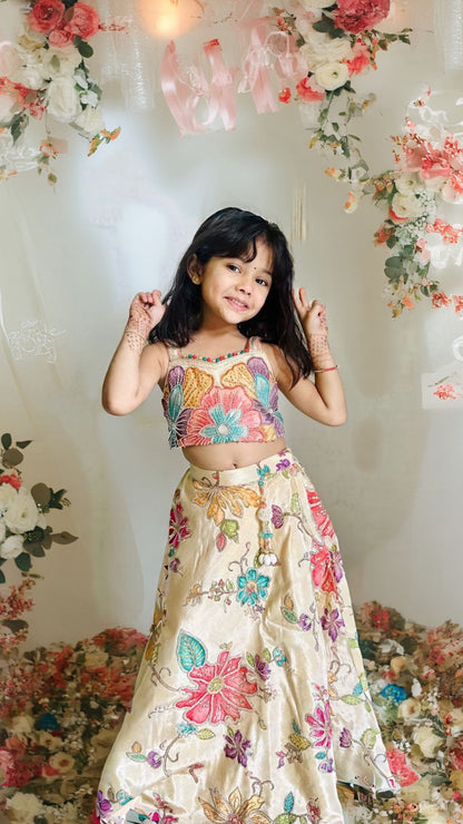 SHAGUN FASHION Kids Premium Floral Lehenga Choli Set