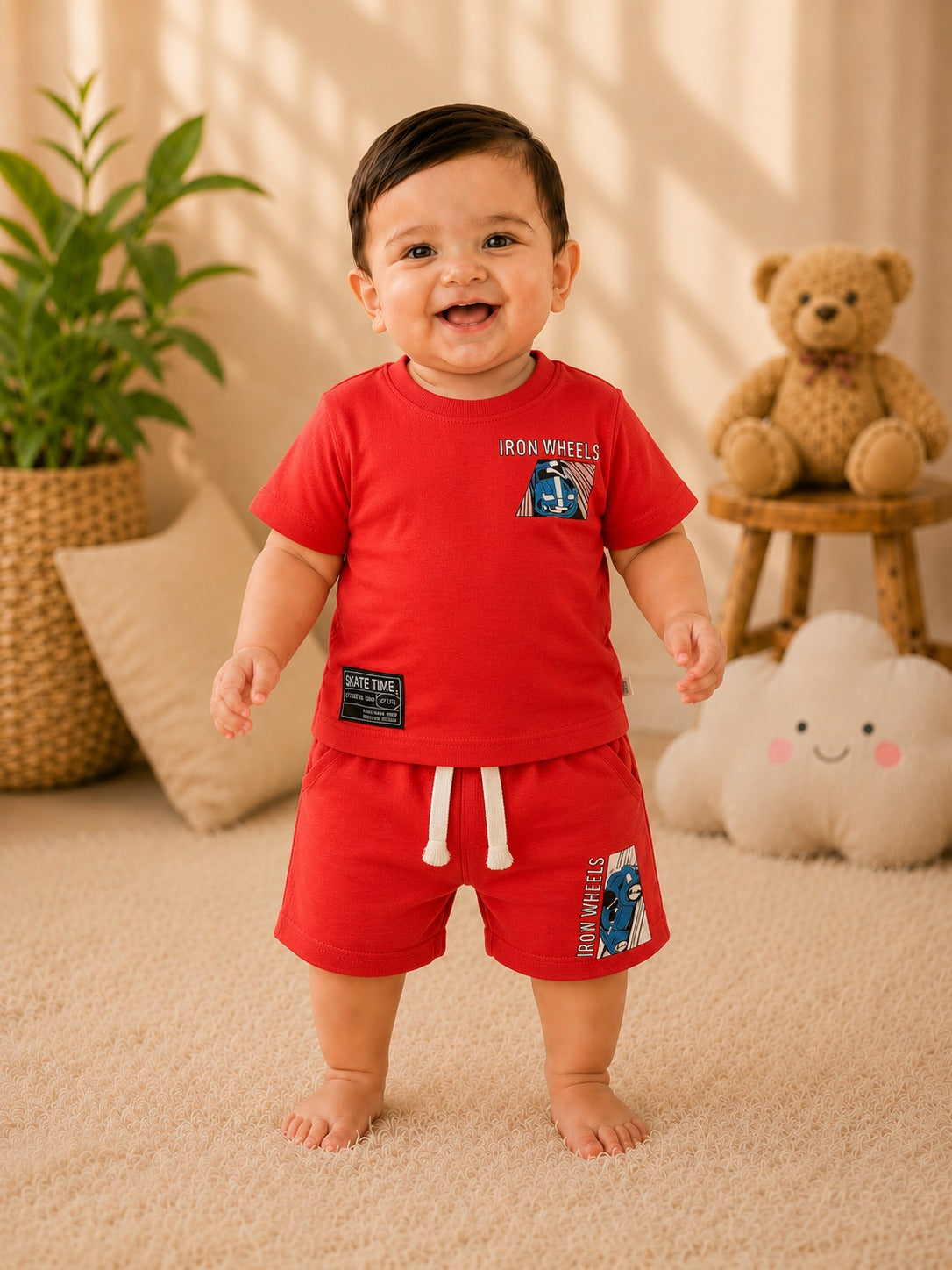 SHAGUN FASHION – Cute & Super Soft Baby Boy T-Shirt and Shorts Set