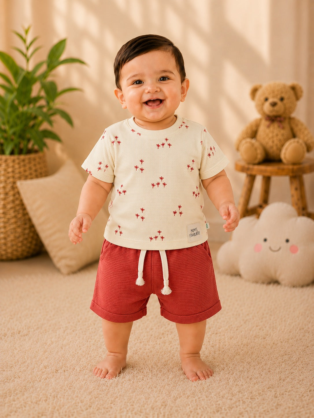 SHAGUN FASHION – Cute & Super Soft Baby Boy T-Shirt and Shorts Set