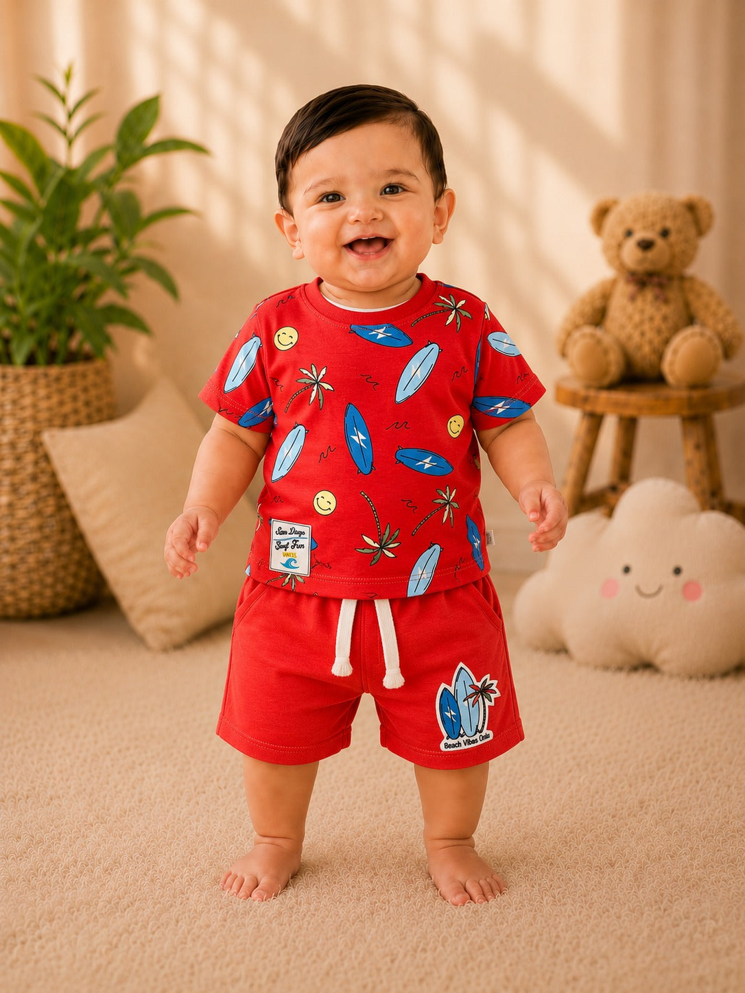 SHAGUN FASHION – Cute & Super Soft Baby Boy T-Shirt and Shorts Set