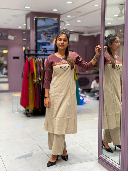 SHAGUN FASHION – Premium Straight Kurti & Bottom Set