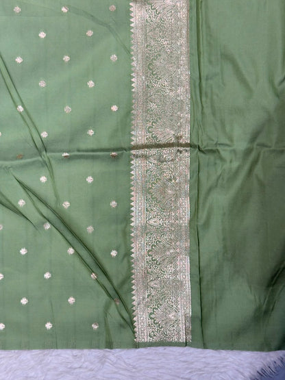 SHAGUN FASHION Exclusive Himanshi Satin Silk Saree with Rich Weaved Zari Pallu & Pearl Latkan