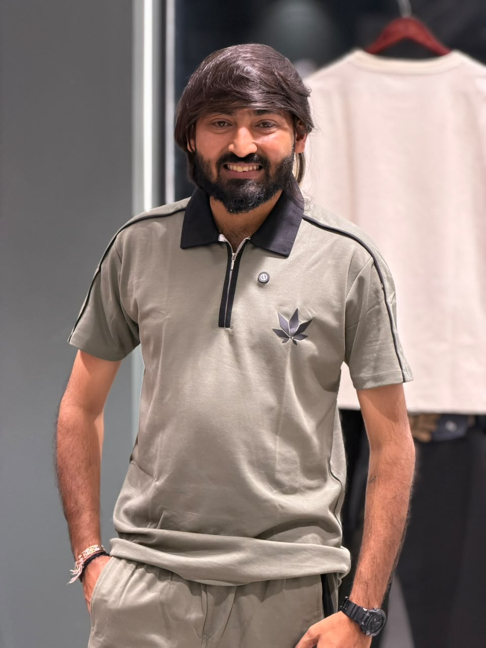 SHAGUN FASHION – Premium Men’s Half-Zip Polo & Track Pant Co-Ord Set