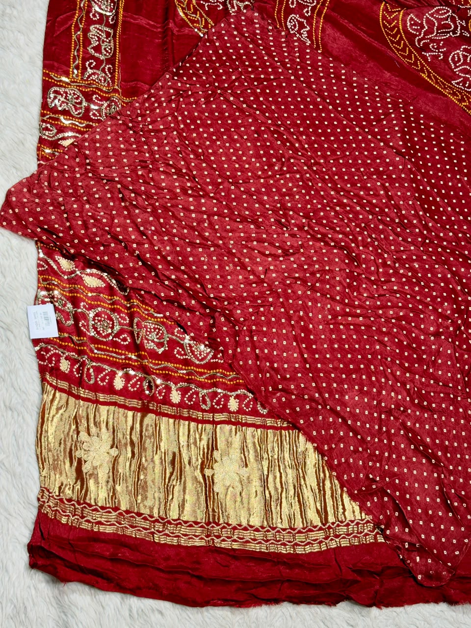 SHAGUN FASHION Exclusive Raasleela Sequins & Bandhani Silk Saree Collection