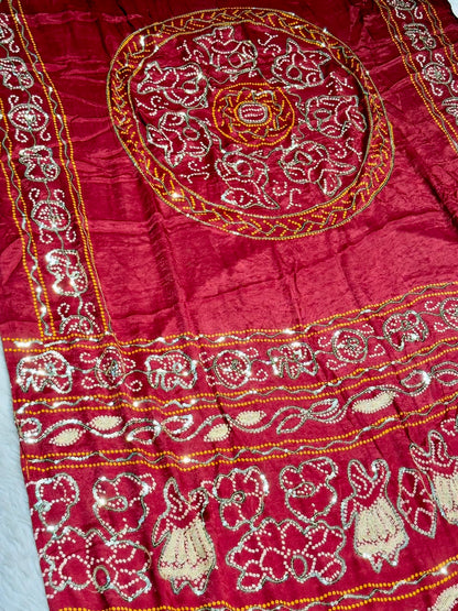 SHAGUN FASHION Exclusive Raasleela Sequins & Bandhani Silk Saree Collection