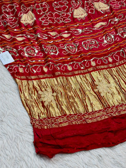 SHAGUN FASHION Exclusive Raasleela Sequins & Bandhani Silk Saree Collection