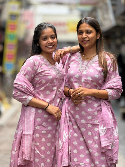 SHAGUN FASHION – Premium Floral Printed Cotton Suit Set