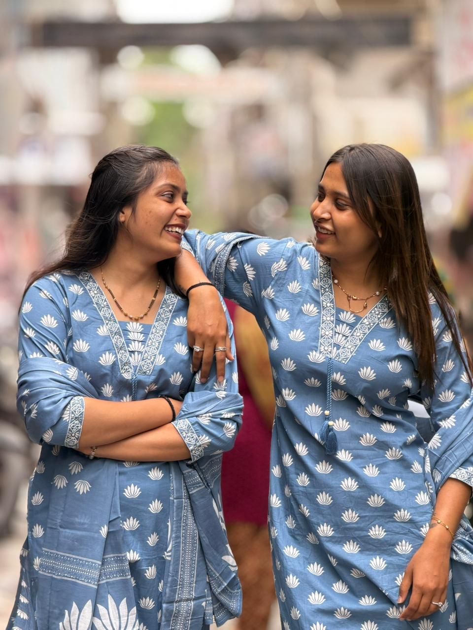 SHAGUN FASHION – Premium Floral Printed Cotton Suit Set