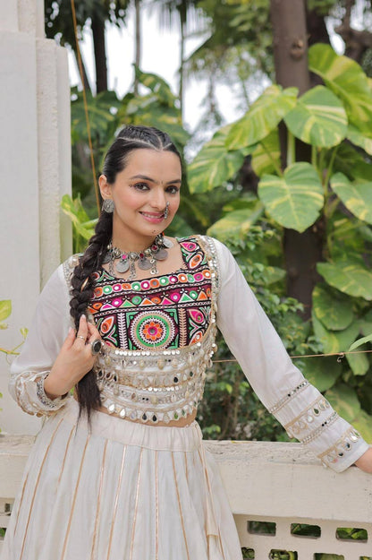 SHAGUN FASHION Premium Traditional Kutchi Embroidered Chaniya Choli Set – Navratri & Festive Wear